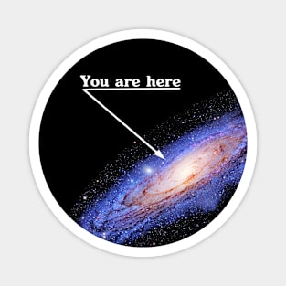 You are here: Milky Way galaxy map Magnet